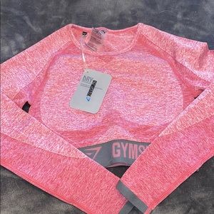 NWT Gymshark Flex Long Sleeve Crop Top